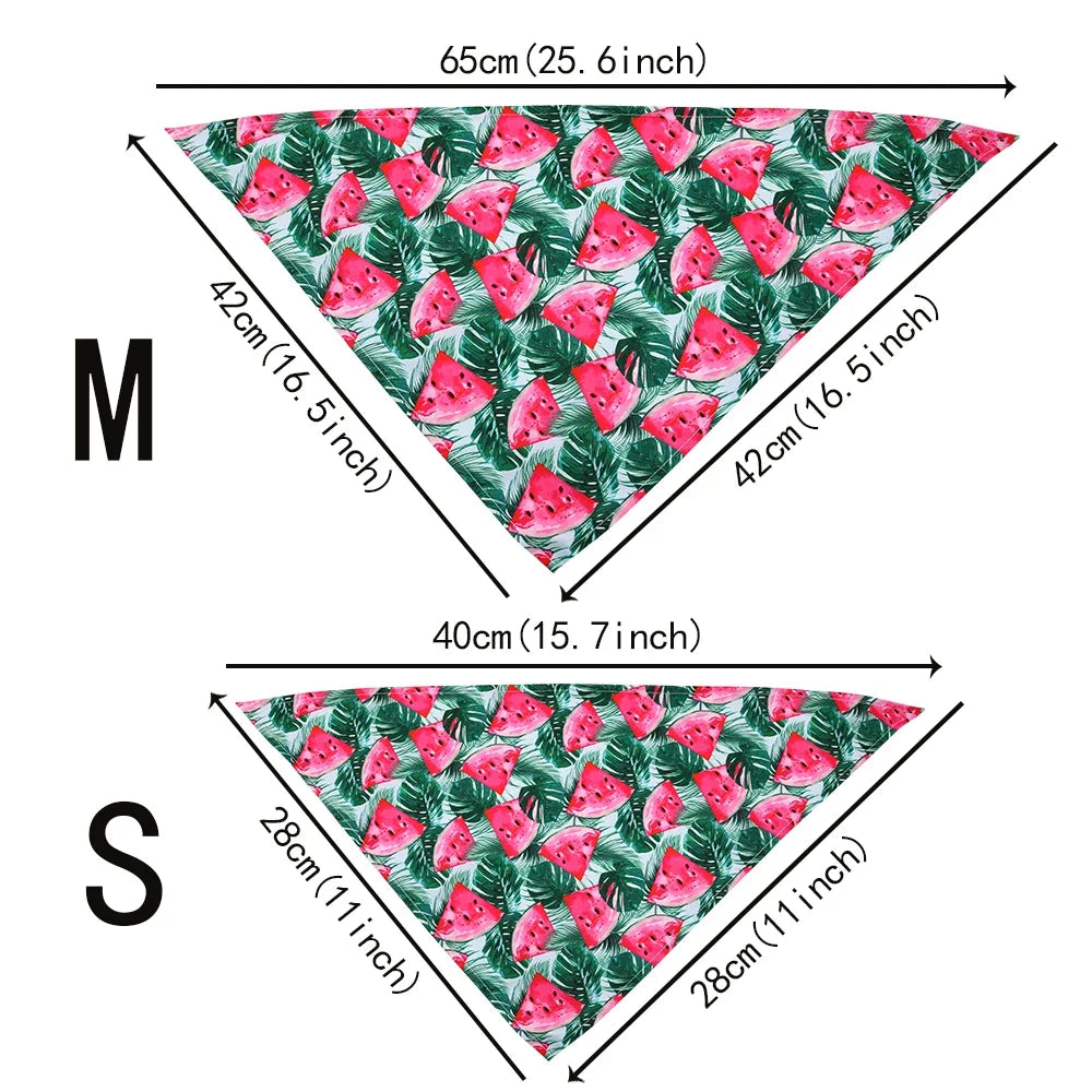 50pcs Dog Bandana Fruit Style Bandana Dog Accessories Dog Scarf
Summer Dog bandanas Bulk Small Dog Pet Bandana Dog Supplies
