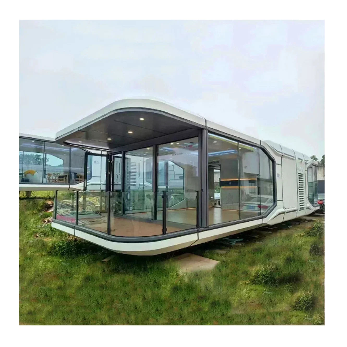 Modular Capsule Home Tiny Movable Prefab Capsule House
Villa Mobile Home Portable prefab house Space Caps ule House