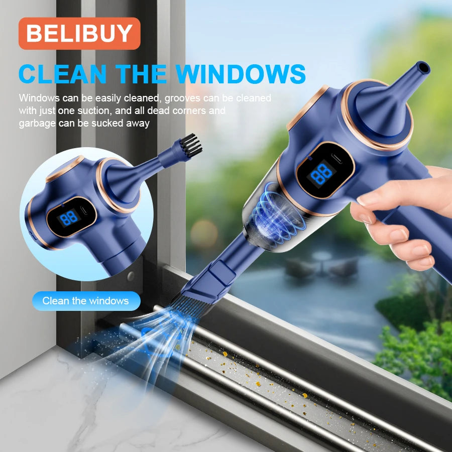 Wireless Car Vacuum Cleaner Home Appliance Sofa Office
High-Power Household Cleaning Machine Mini Vacuum Carpet Cleaner