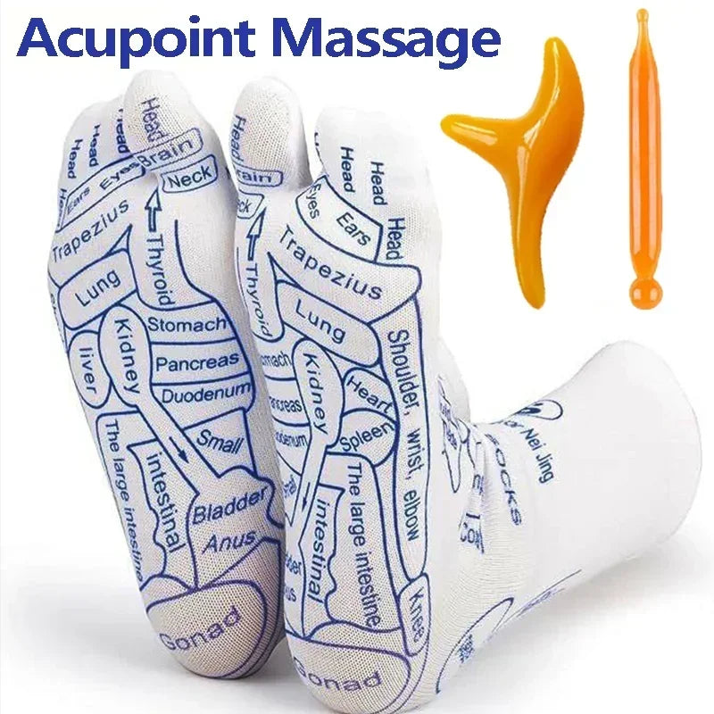 Foot Acupressure Socks Physiotherapy Reflexology Socks