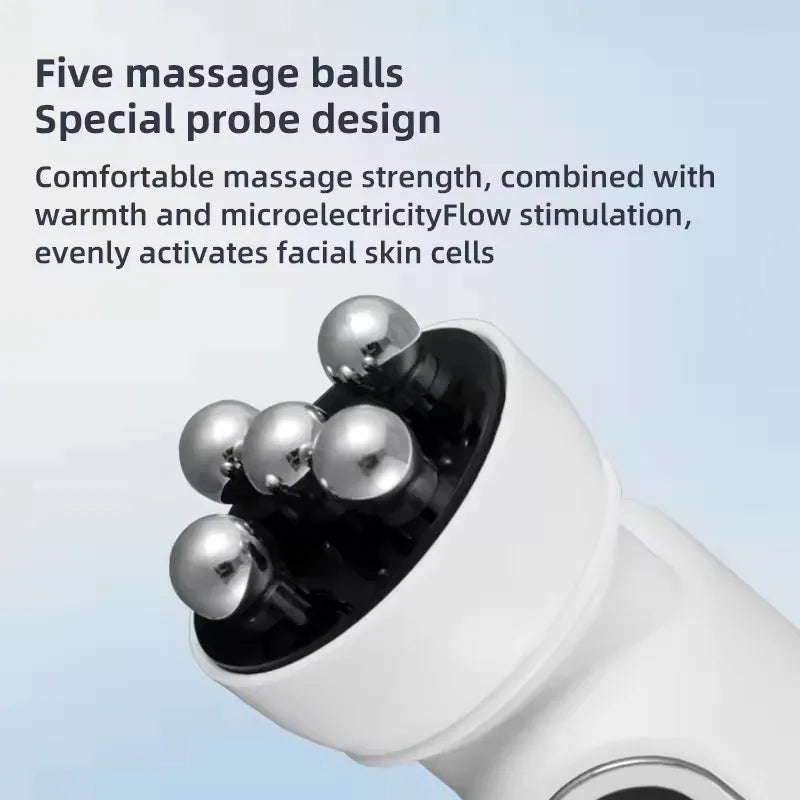 3in1 RF Heating EMS Facial 360° Roller Massager for FIne Lines
Lifting Skin Rejuvenation Skin Firm Microcurrent Beauty Machine