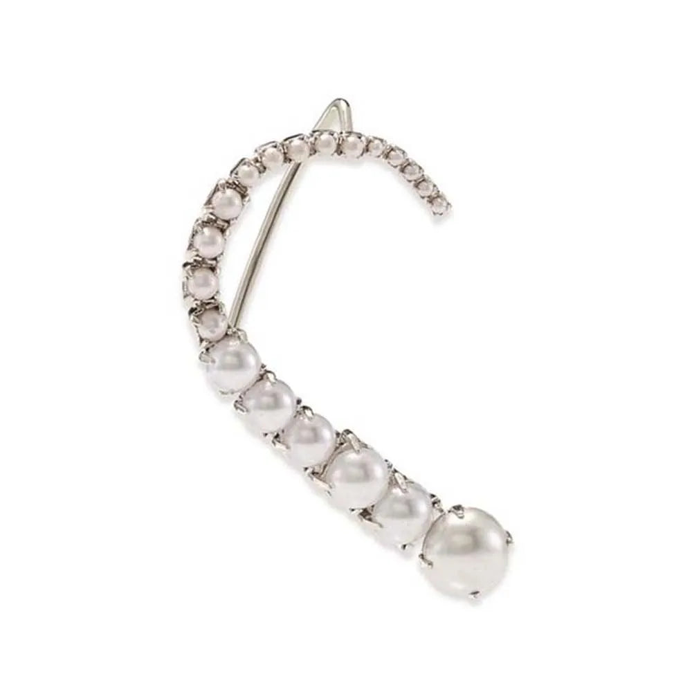 Pearl Ear Clips Without Piercing
Jewelry Fashion Elegant Vintage Accessories
Bridal Ear Cuff Wrap Stud Clip Earrings