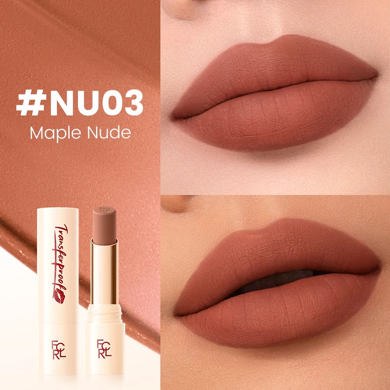Lightweight Matte Lipstick Waterproof Transfer proof
Lip Balm High Pigmented Moisturizing Lip Tints Makeup Cosmetics