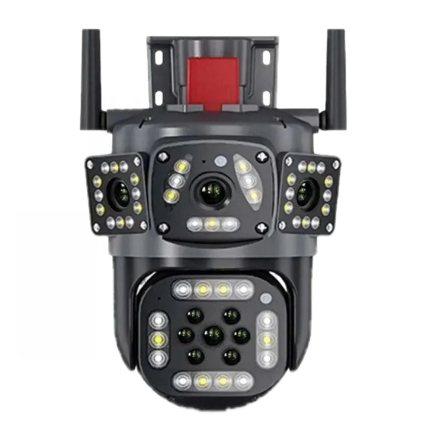 4K Dual Lens Screen Camera Outdoor Three Screens
Protection Motion Detection Outdoor IP CCTV Surveillance Cameras