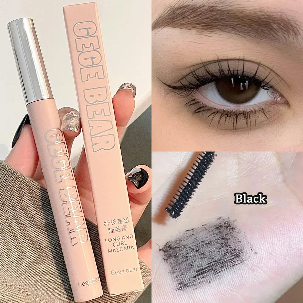 Silk Fiber Matte Mascara Makeup Ultra-Fine Brush Lengthens Eyelashes