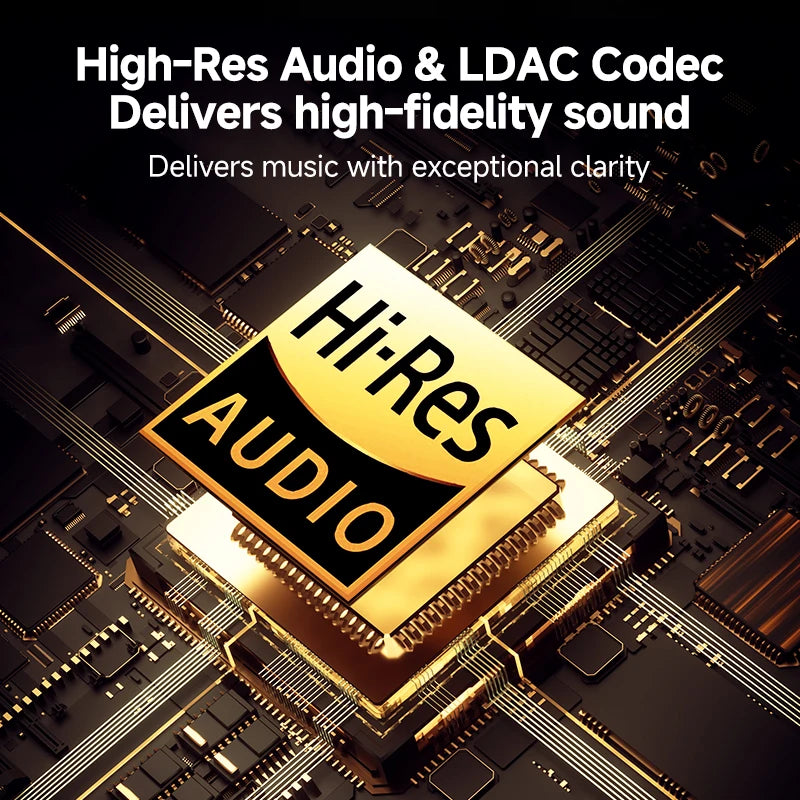 Pro ANC Wireless Headphone 50dB Noise Canceling Hi-Res Spatial Audio Earphone with LDAC Bluetooth 5.4 Over Ear Headset