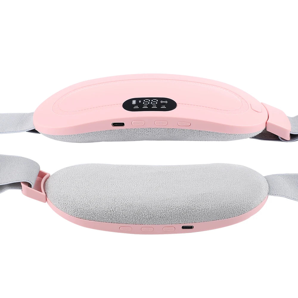 Electric Abdominal Massager Belt for Female
Hot Compress Menstrual Period Warm Stomach Uterus Thermal Pad Pain Relief Vibrator