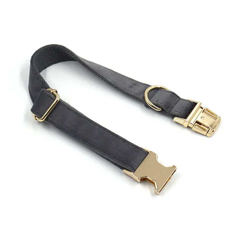 Luxury dog collar classic series soft velvet pet necklaces Bandana for dog