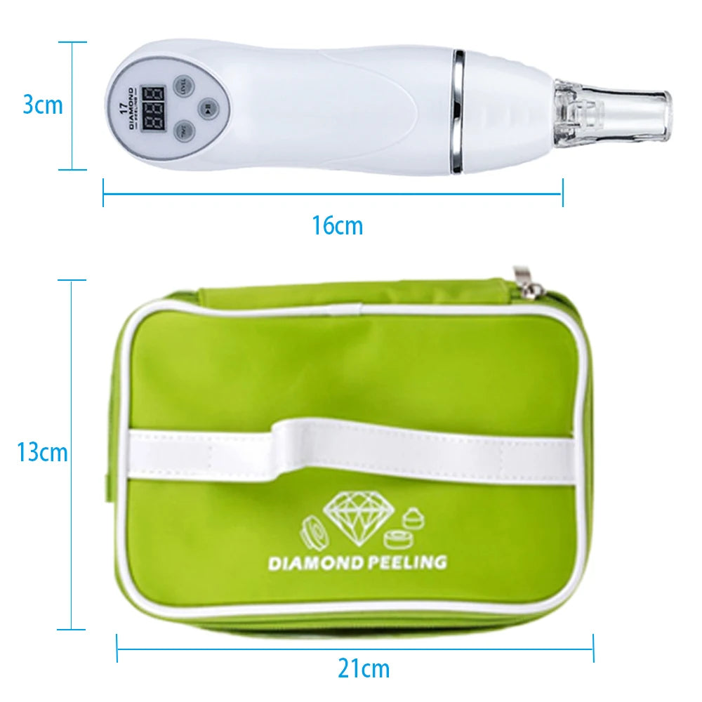 Microdermabrasion Machine Vacuum Blackhead Acne Remove Face Cleaning Skin Peel
Diamond Dermabrasion Facial Pore Cleaner Equipment