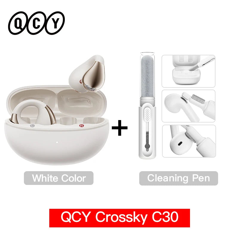QCY Crossky C30 Wireless Earphones Bluetooth 5.4
Ear clip TWS Sports Earbuds Open Ear Earclip Dual-Connection Headphone