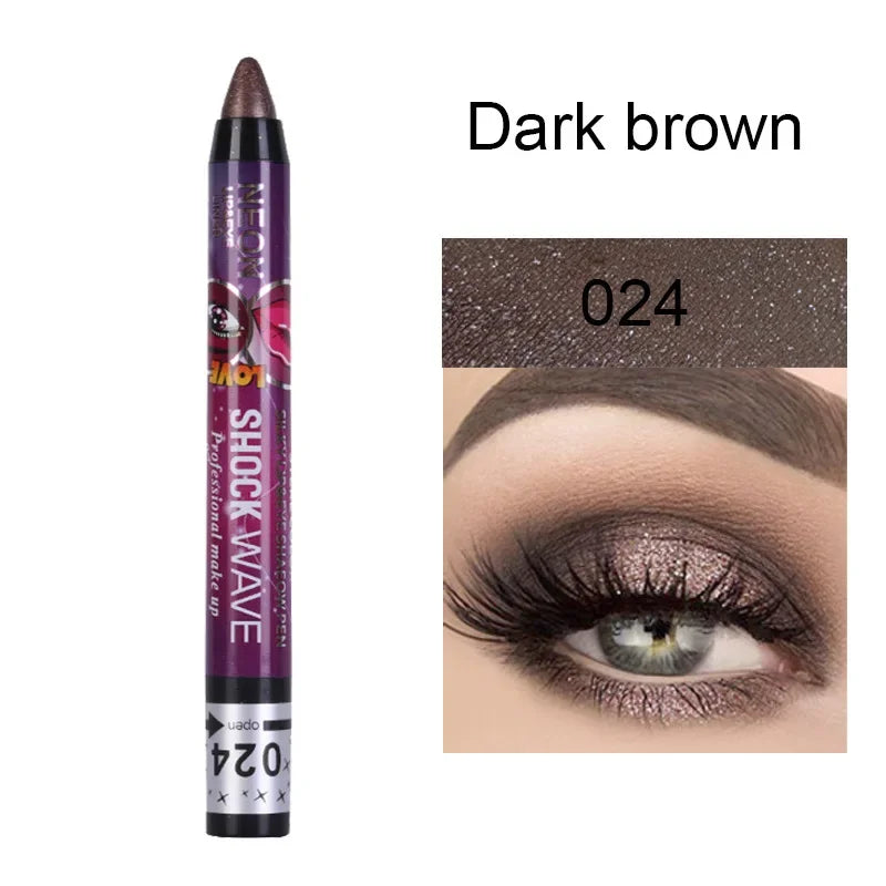 2 In 1 Eyeshadow Lipstick Stick Pencil
Waterproof Glitter Matte Eye Shadow Makeup Pigment Eyeshadow Pen