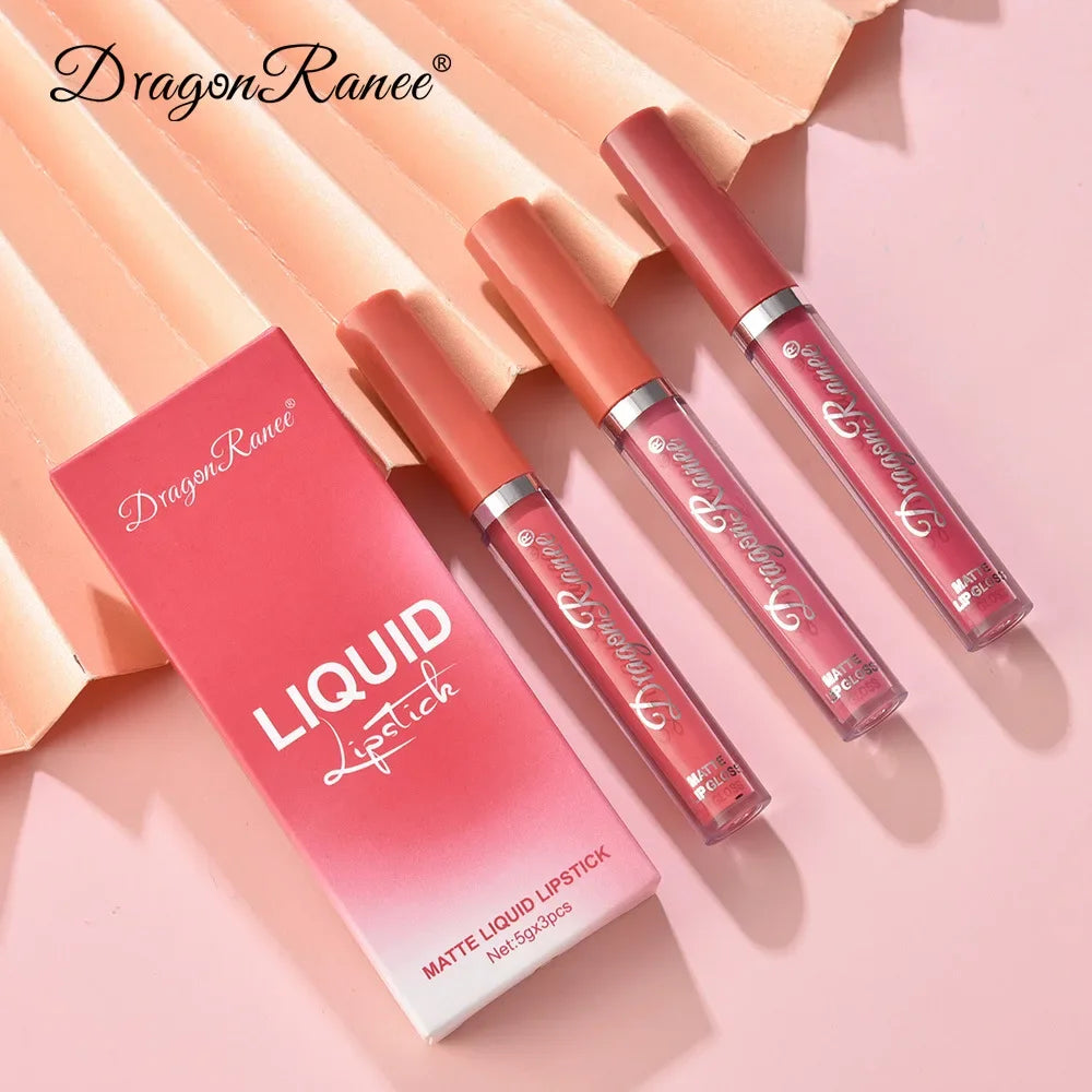Lipsticks Set Make Up For Women Beauty Cosmetics
Matte Lipsticks Waterproof Long lasting Liquid Lip Tint Stain