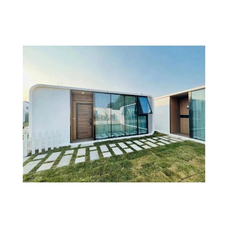 20ft 40ft Outdoor Hotel Modern Extendable Popular Prefab House
Tiny House Mobile Office Apple Cabin