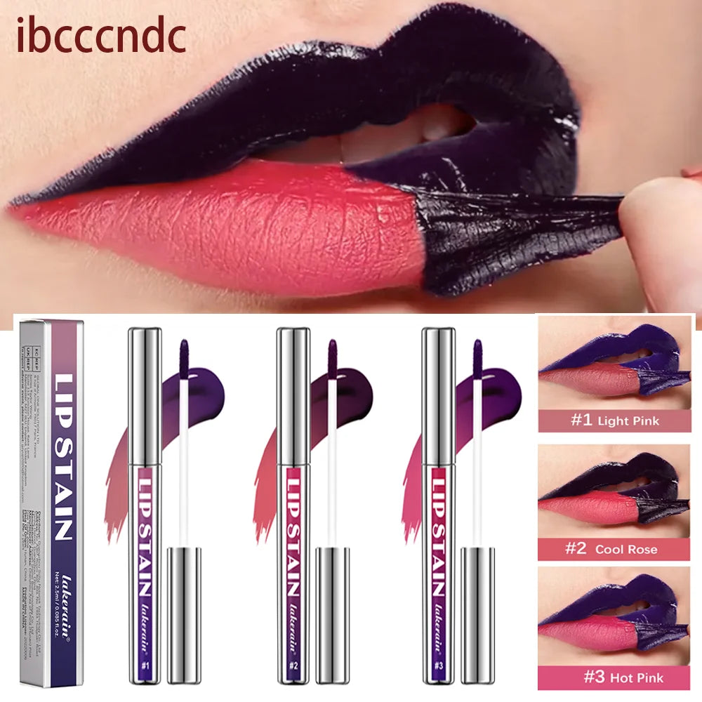 Long Lasting Lip Inks Matte Lip Tint Peel Off Liquid Lipstick Waterproof Makeup