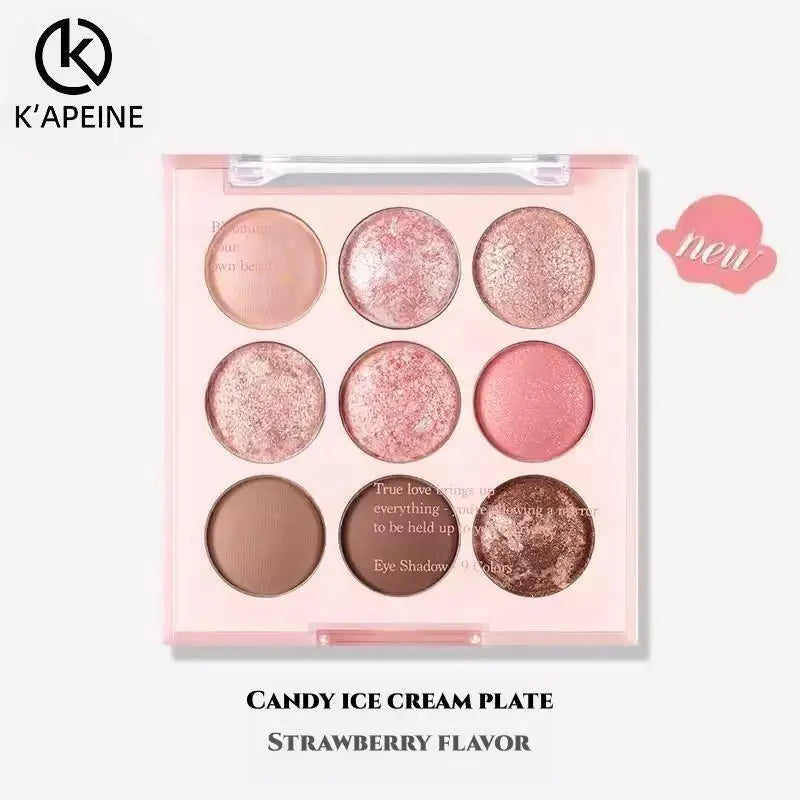 9 Colors Glitter Snowflake Eyeshadow Palette Dream Girl
Pearly Eye Shadow Matte Matte Highlights Cool Tone Charming Eyes Makeup