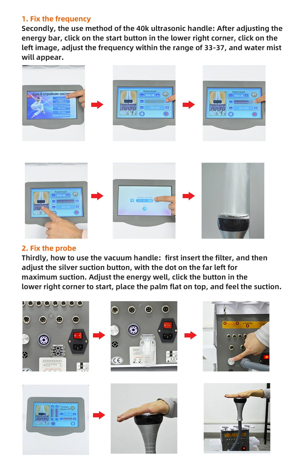 Ultrasonic 40K Cavitation Machine Vacuum Weight Loss Body Slimming Device
Anti-cellulite Fat Burner Cellulite Massage Equipment