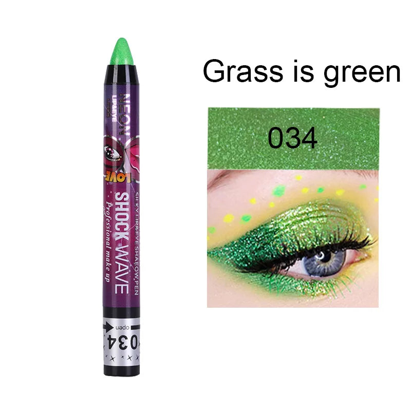 2 In 1 Eyeshadow Lipstick Stick Pencil
Waterproof Glitter Matte Eye Shadow Makeup Pigment Eyeshadow Pen