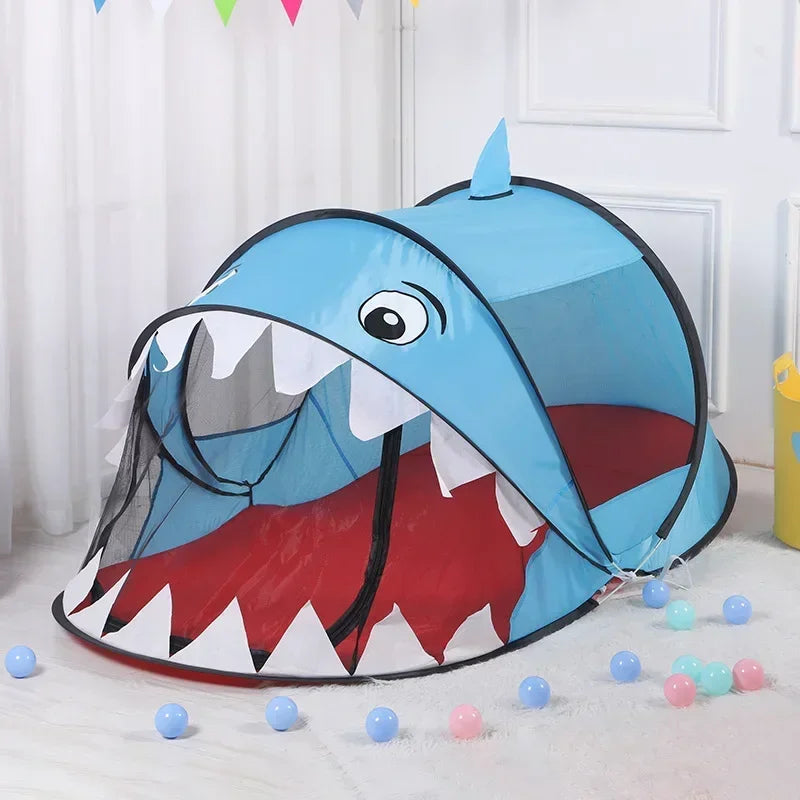 New Portable Tiger kids' Tent Cartoon Animal Children
Play House Outdoors Pop Up Toy Tent Indoor Net Baby Ball Pit Pool Dropship