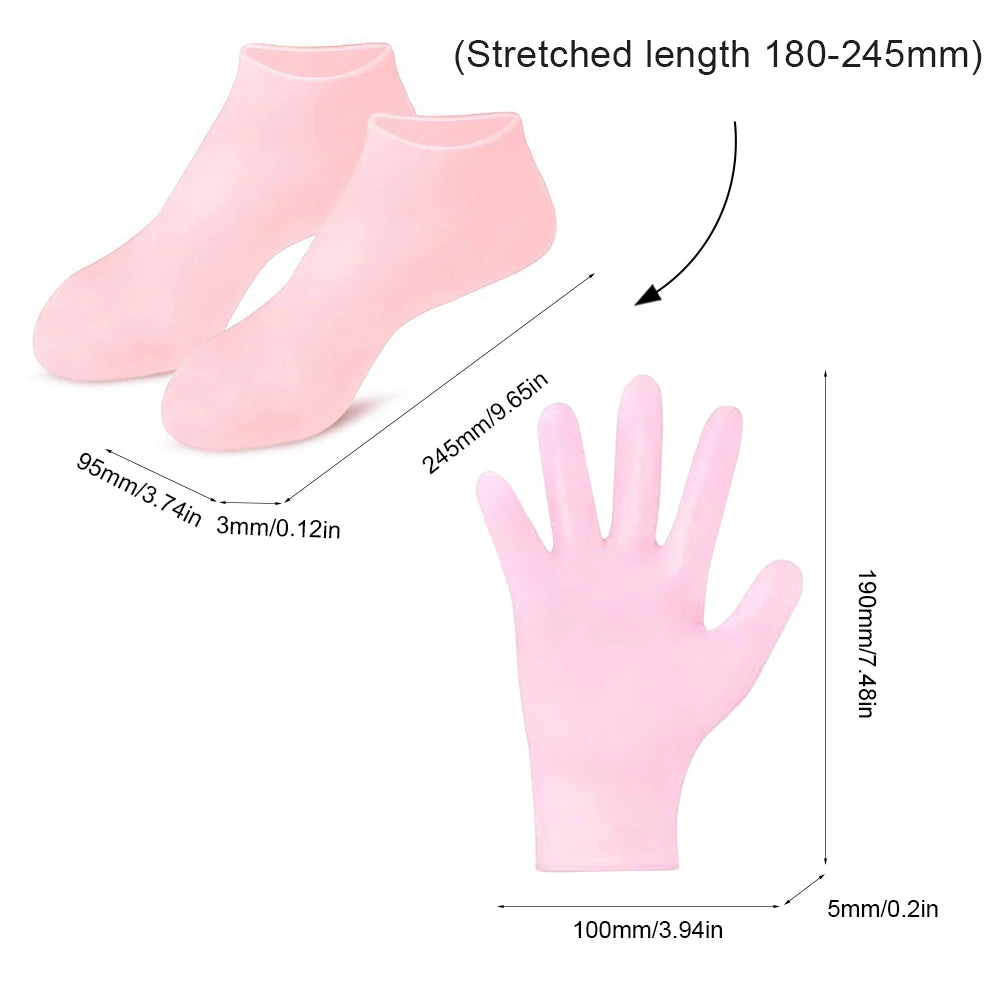 Moisturizing Gel Socks Exfoliating Spa Cracked Dead Skin Remove