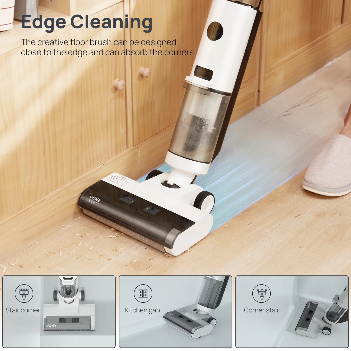 Wet Dry Smart Vacuum Washing Cleaner Wireless Washing Floor Cleaner/Mop Water