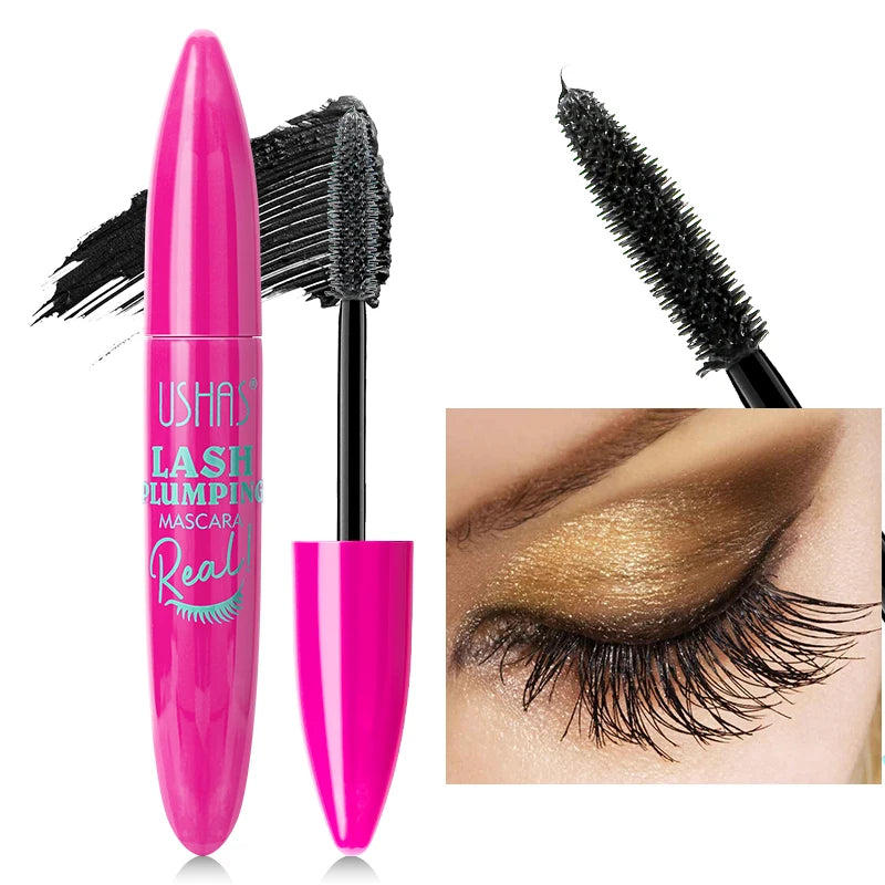 Ultra Long Lasting Mascara 4D Waterproof Mascara Liquid Fiber
360 Degree Spiral Brush Eyelashes Extension Makeup