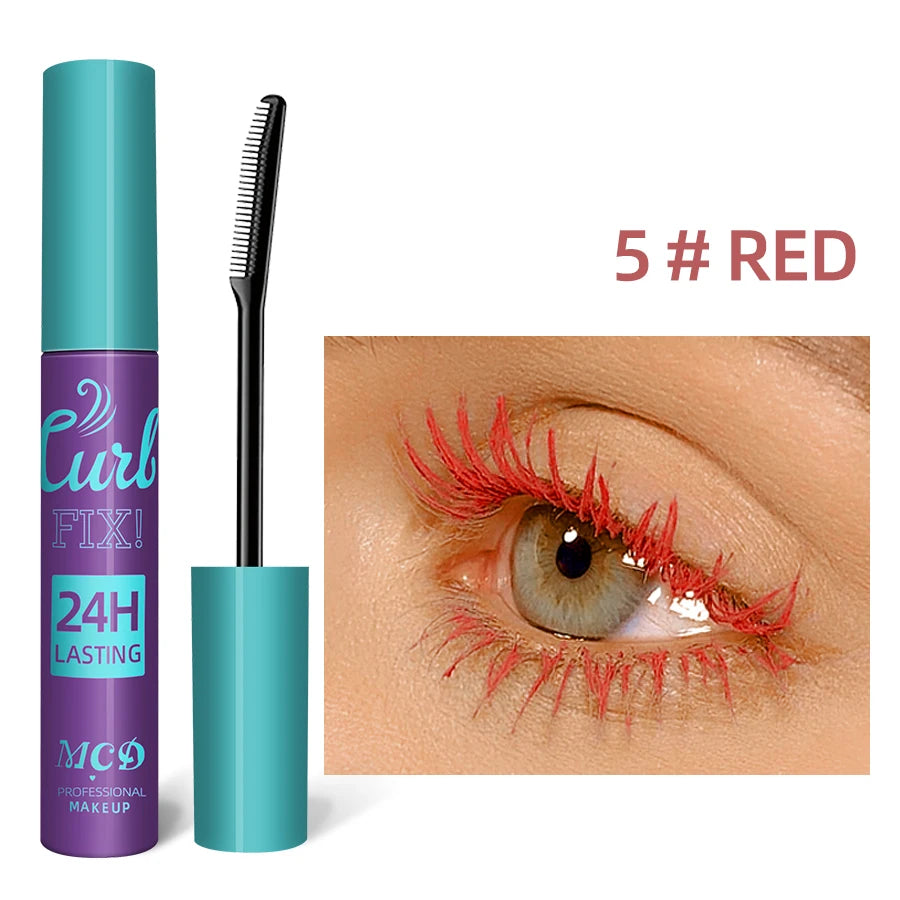 Colorful Slender Mascara Waterproof Fast Drying Curling Eyelashes
Multicolor Lashes Makeup Long Lasting Blue Green Cosmetic