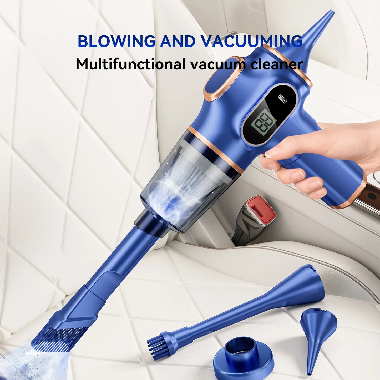 Wireless Car Vacuum Cleaner Home Appliance Sofa Office
High-Power Household Cleaning Machine Mini Vacuum Carpet Cleaner