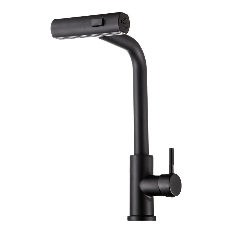 Stainless Steel Kitchen Single Handle Three-in-one Hot and Cold Rotating Faucet
Waterfall Style Pull-down Tap