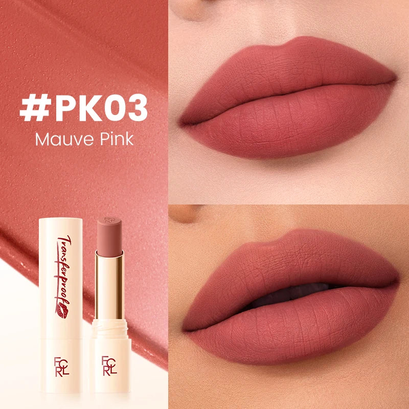 Lightweight Matte Lipstick Waterproof Transfer proof
Lip Balm High Pigmented Moisturizing Lip Tints Makeup Cosmetics