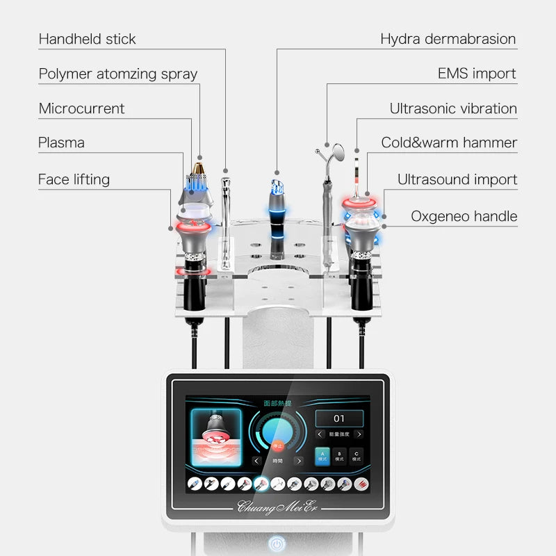 Face Lift Women Aesthetic Beauty Equipment
Bubble Oxygenation Ultrasonic Scrubber Hydrodermabrasion Hydro Facial Machine