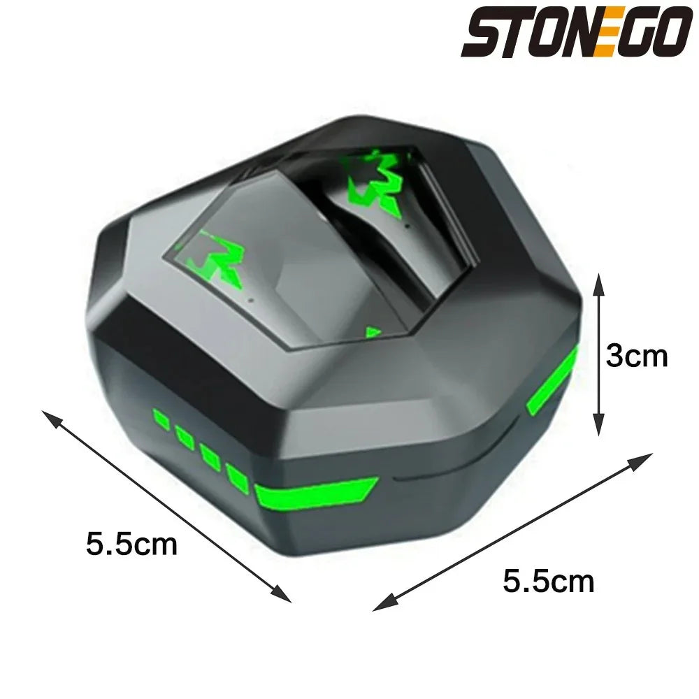 TWS Gaming Earbuds, Wireless 9D Stereo Surround Sound
Bluetooth Earphones with Microphone