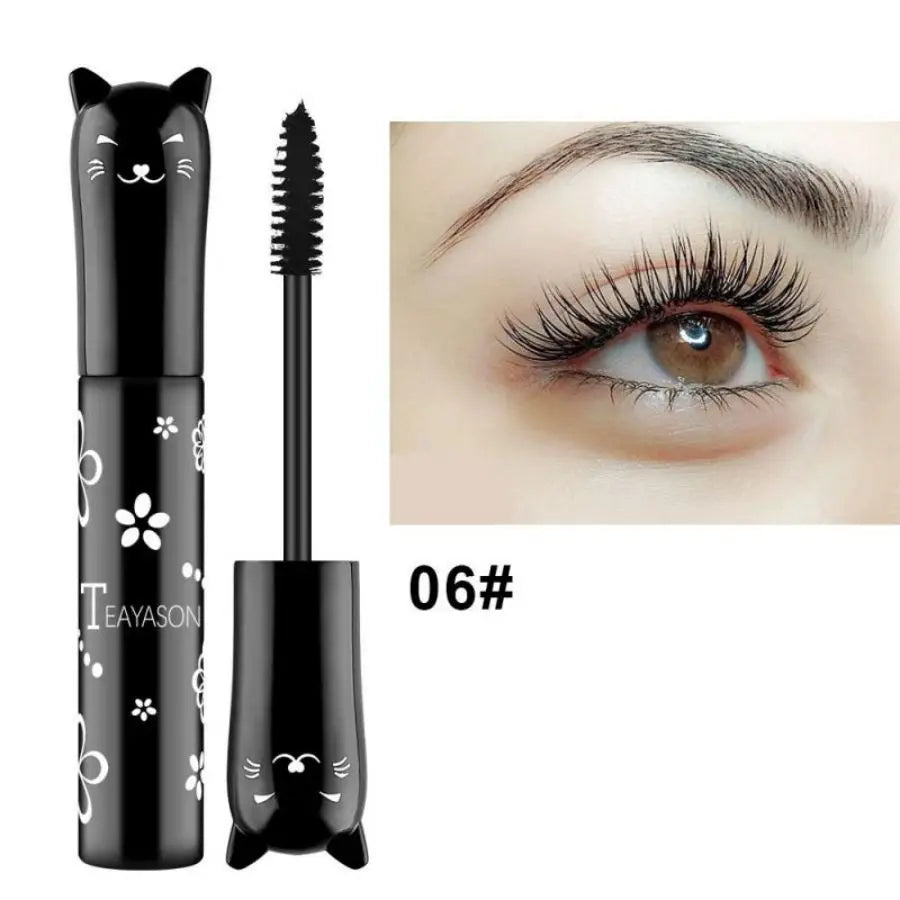 6-Colorful Mascara with Large Brush Head, Easy to Color,
Non-Clumping, Non-Fading Mascara, White Purple, Sapphire Blue, Silver Coffee