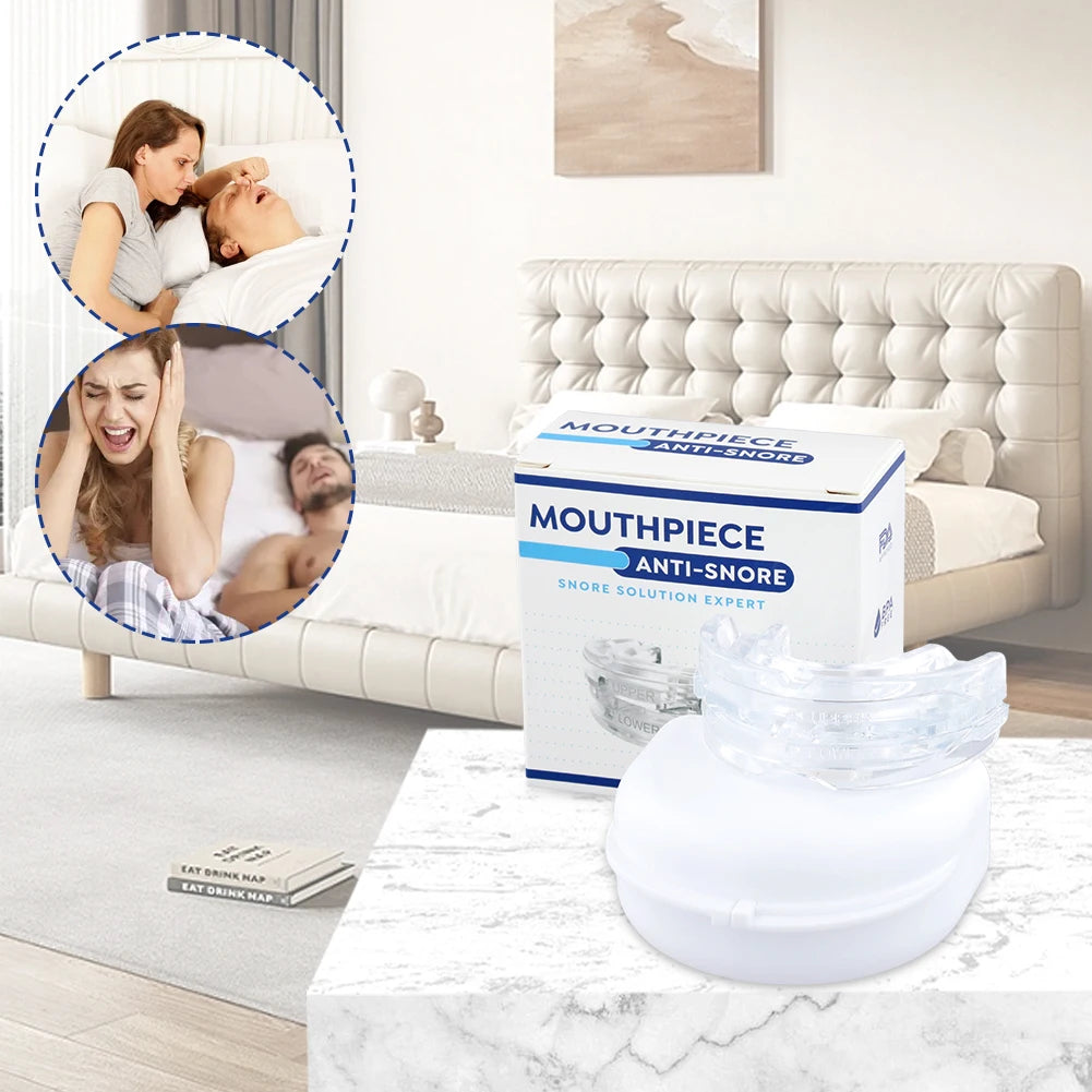 Mouth Guard Anti-Snoring Teeth Bruxism Mouthguard
Improves Sleep Teeth Bruxism Sleep and Apnea Snoring Device Stops Snoring