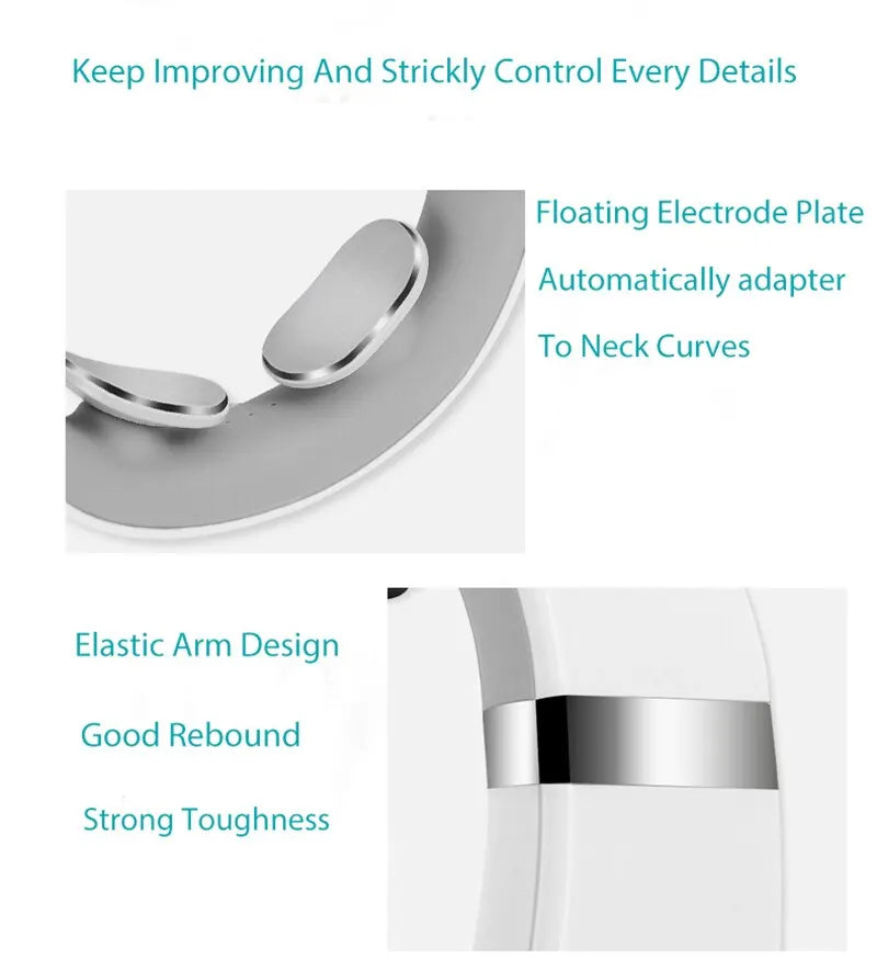 Portable Mini Neck Shoulder Massager Deep Massage Neck Warm