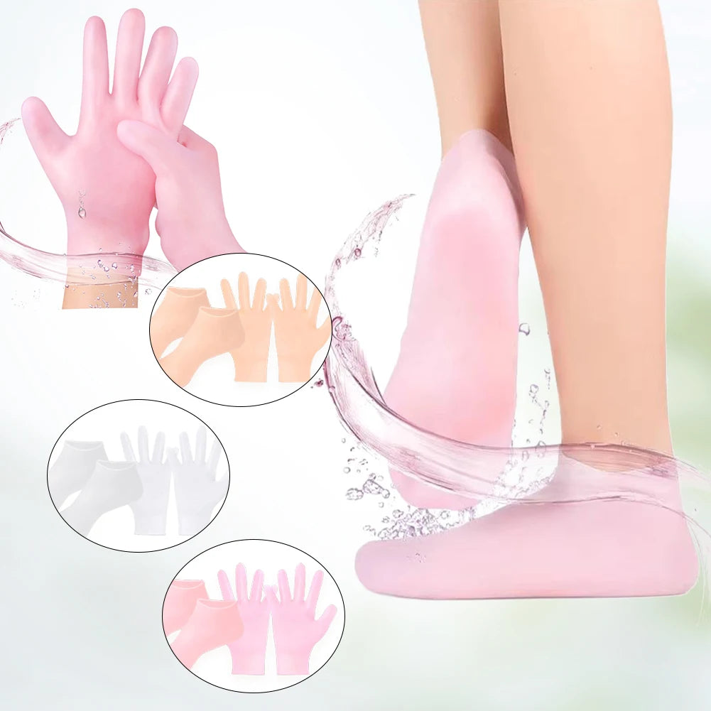 Moisturizing Gel Socks Exfoliating Spa Cracked Dead Skin Remove