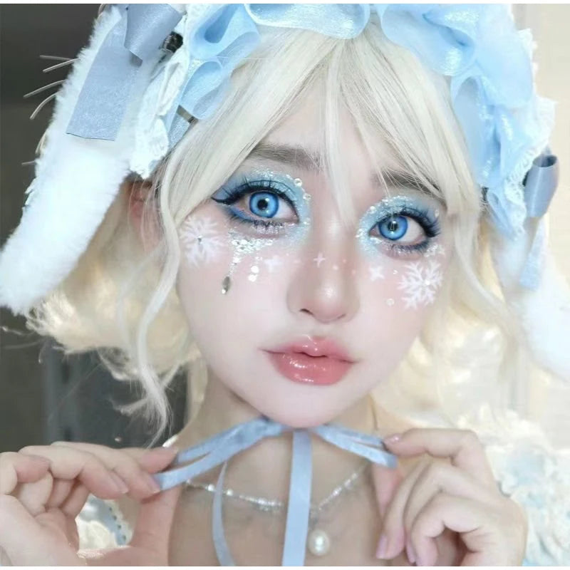 9 Colors Glitter Snowflake Eyeshadow Palette Dream Girl
Pearly Eye Shadow Matte Matte Highlights Cool Tone Charming Eyes Makeup