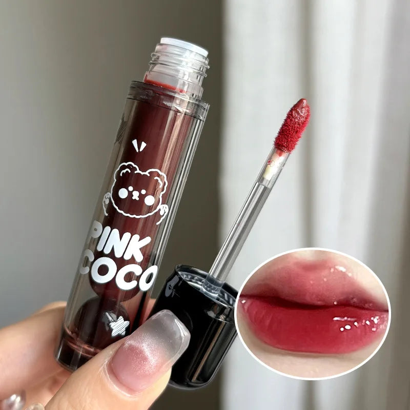Lip gloss Black Mirror Glass Water Light Clear Lip Glaze