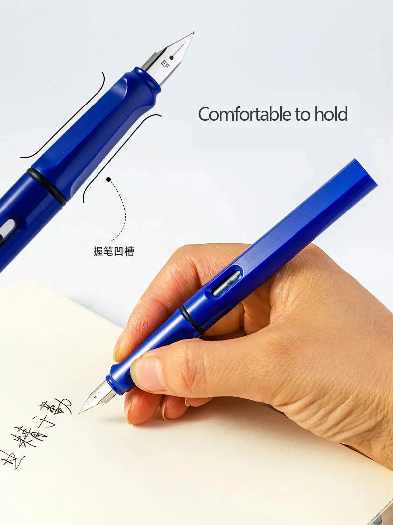 53Pcs Fountain Pen Replaceable Ink Set Black/Blue/Red ink 0.3 Writing Supplies