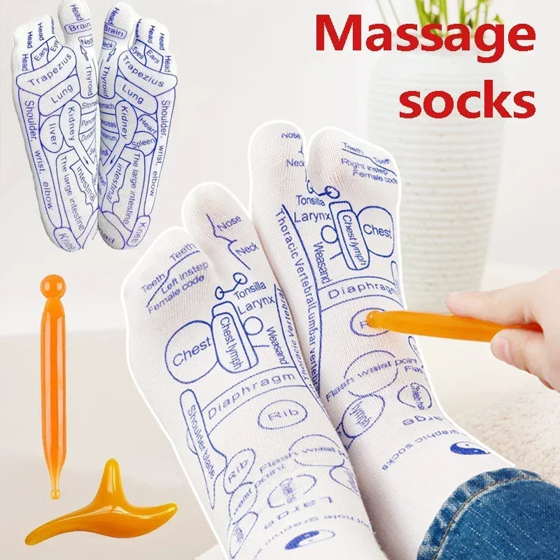 Foot Acupressure Socks Physiotherapy Reflexology Socks