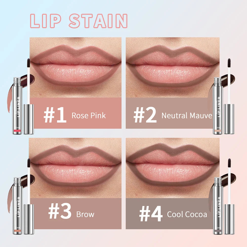 Waterproof Lip Liner Peel Off Tattoo Lipgloss Long Lasting Matte Lips Stain Cosmetic