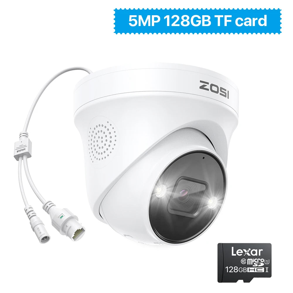 Dome PoE Camera Outdoor 2-Way Audio