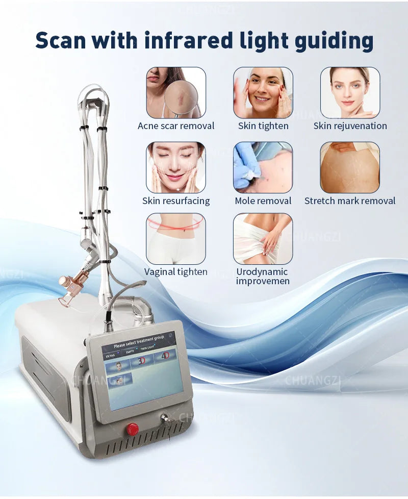 CO2 Fractional Laser Machine Acne Scar Removal Skin tightening Remove wrinkles Vaginal rejuvenation beauty