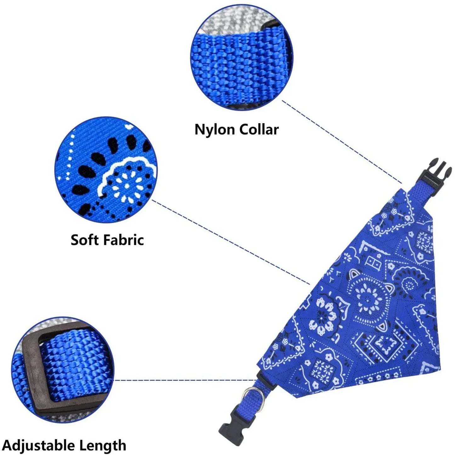 Adjustable Triangular Bandage Pet Dog Cat Washable Scarf Bandana Collar Bibs Cat Neck Decor Birthday Party Dress Dog stuff Tie