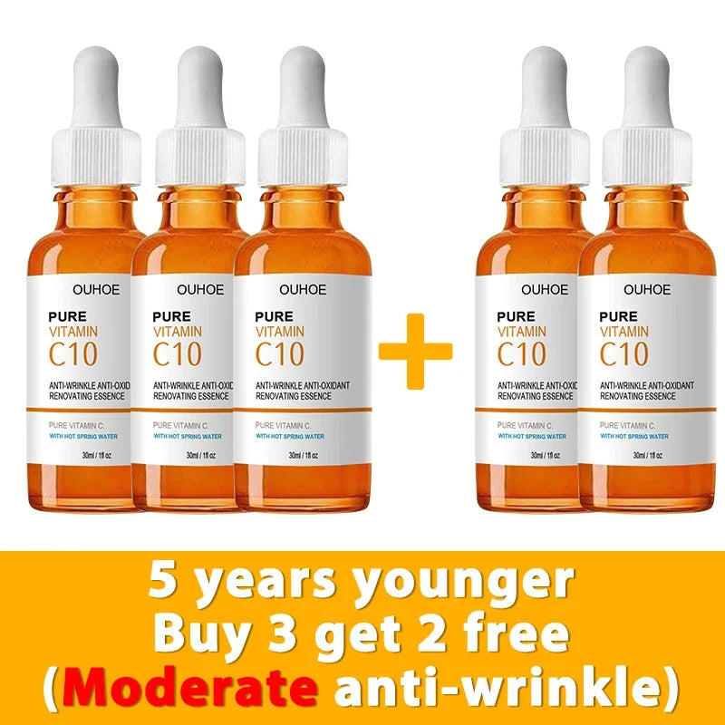 Vitamin C Wrinkle Remover Face Serum Lifting Firming Fade Fine Lines
Anti-aging Essence Whitening Brighten Nourish Skin Care