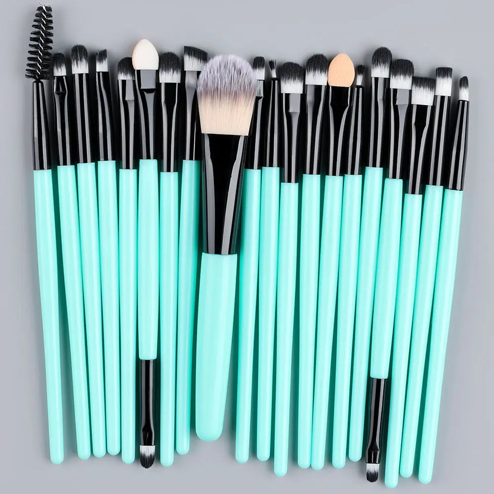 20Pcs Makeup Brush Set Eye Shadow Brush Full Set Beauty Makeup Concealer Brushes