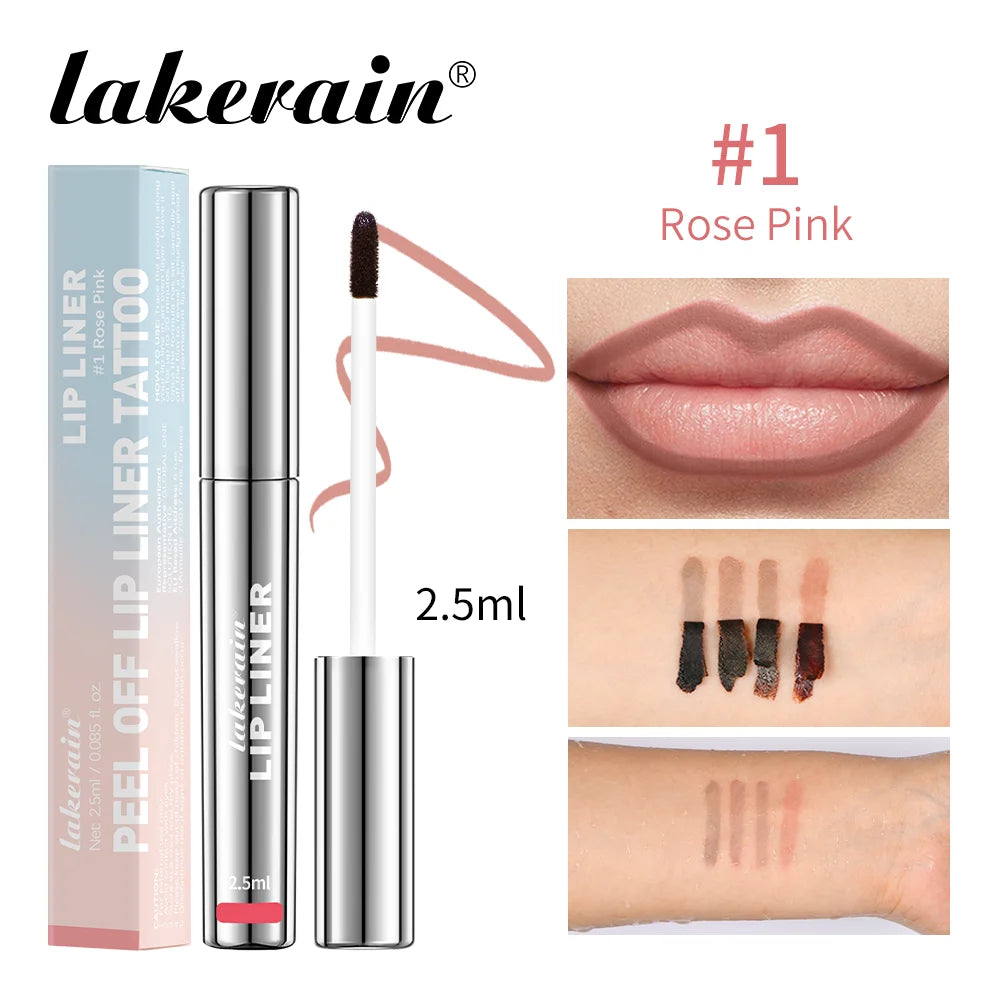 Waterproof Lip Liner Peel Off Tattoo Lipgloss Long Lasting Matte Lips Stain Cosmetic