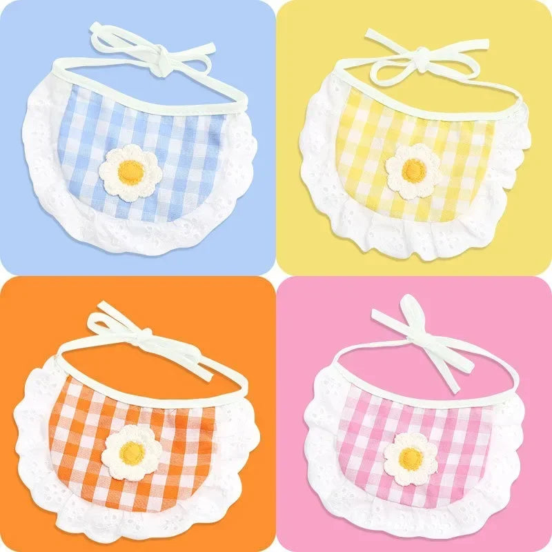 1PCS Cute Cat Dog Bibs Different Shape Design Pet Accessories
Dog Bandana Saliva Towel Scarf for Small Dogs Chiwawa Pet Products