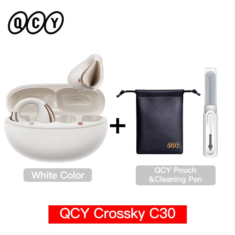 QCY Crossky C30 Wireless Earphones Bluetooth 5.4
Ear clip TWS Sports Earbuds Open Ear Earclip Dual-Connection Headphone