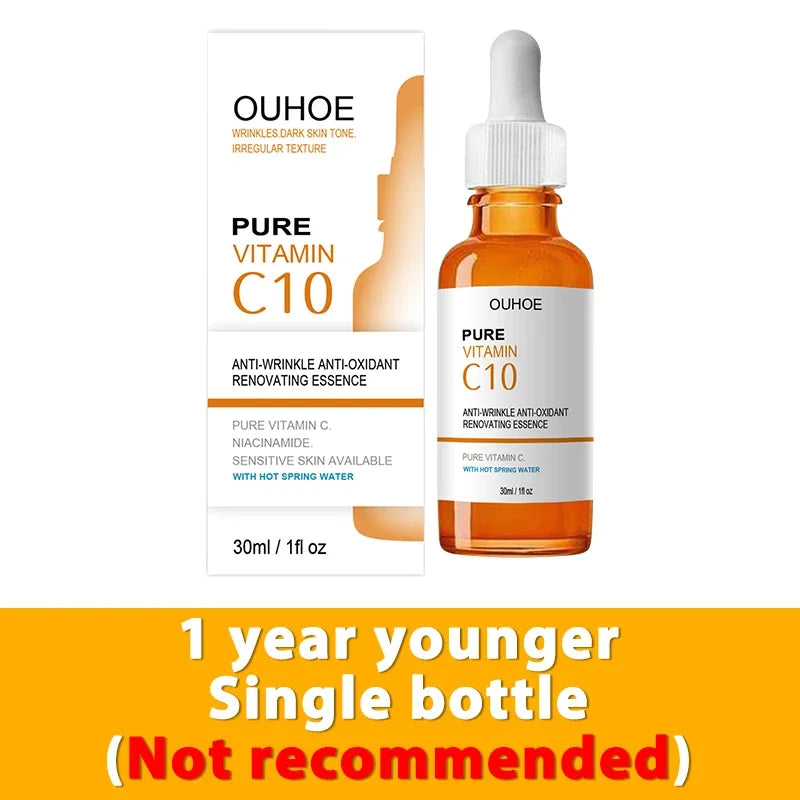 Vitamin C Wrinkle Remover Face Serum Lifting Firming Fade Fine Lines
Anti-aging Essence Whitening Brighten Nourish Skin Care