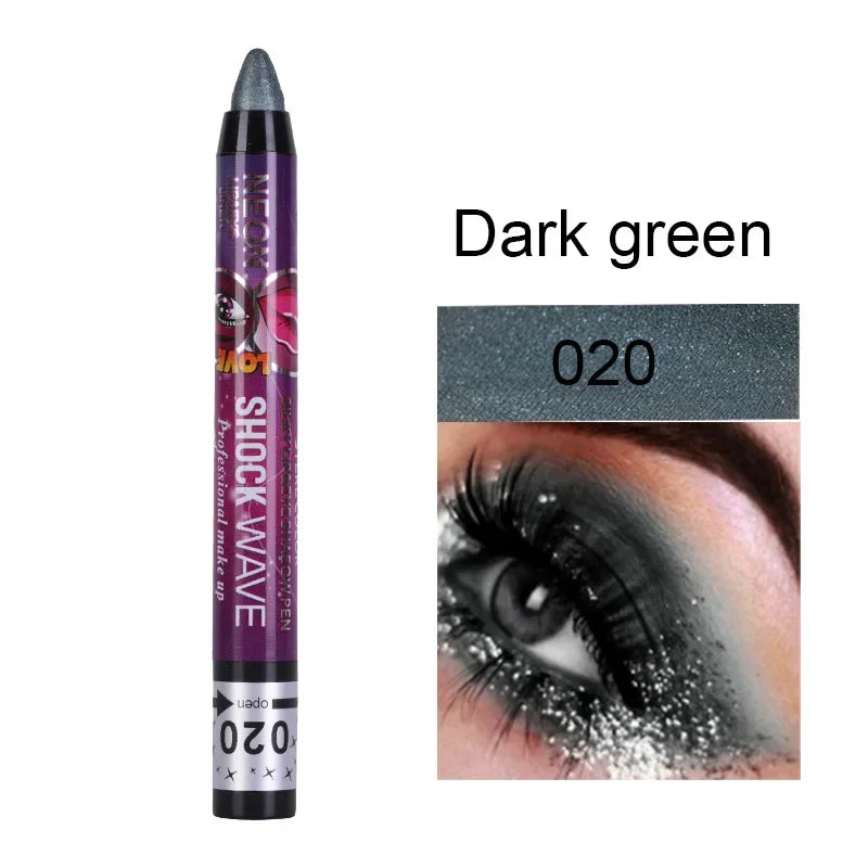 2 In 1 Eyeshadow Lipstick Stick Pencil
Waterproof Glitter Matte Eye Shadow Makeup Pigment Eyeshadow Pen